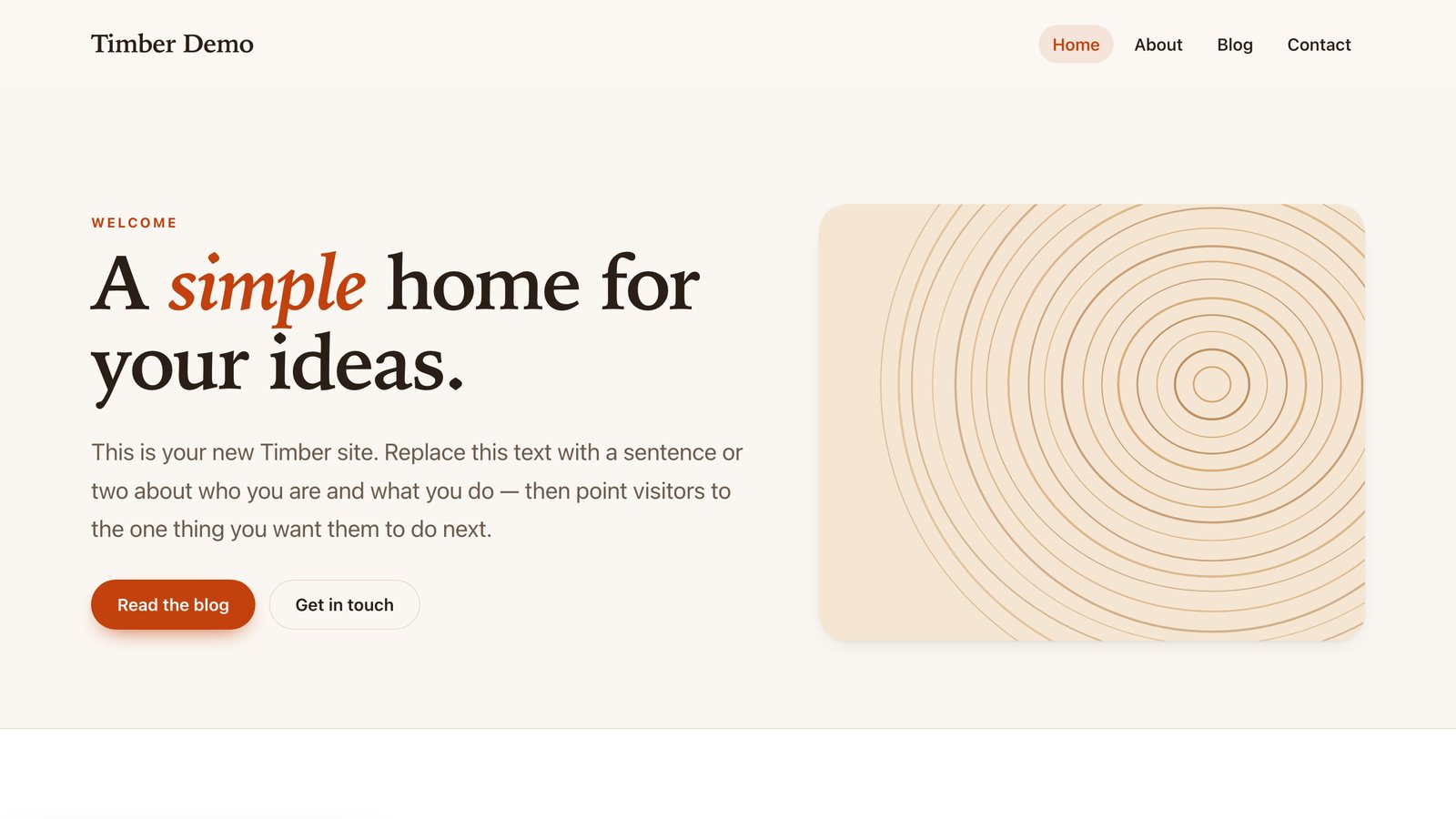 The Birch theme